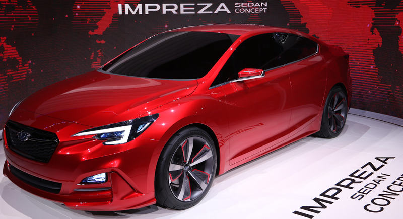 Illustration for article titled The Subaru Impreza Sedan Will Never Look Like This Concept (But It's The Future Anyway)